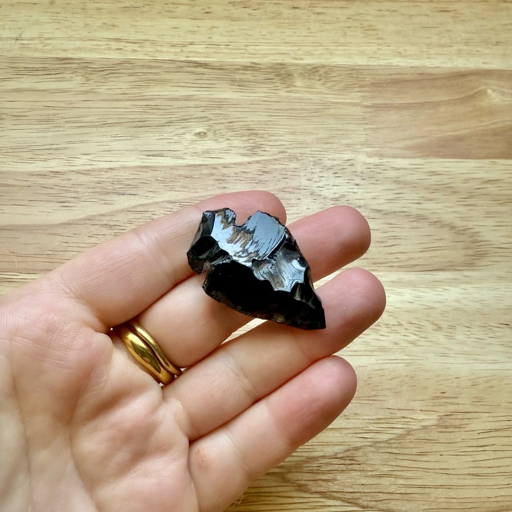 Black Obsidian Arrowhead